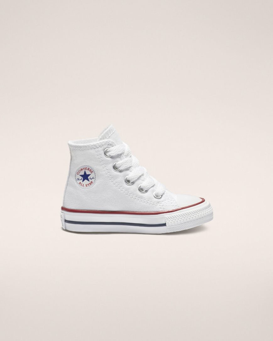 Girls\' Converse Chuck Taylor All Star Classic High Top Shoes White | AU 51863Q